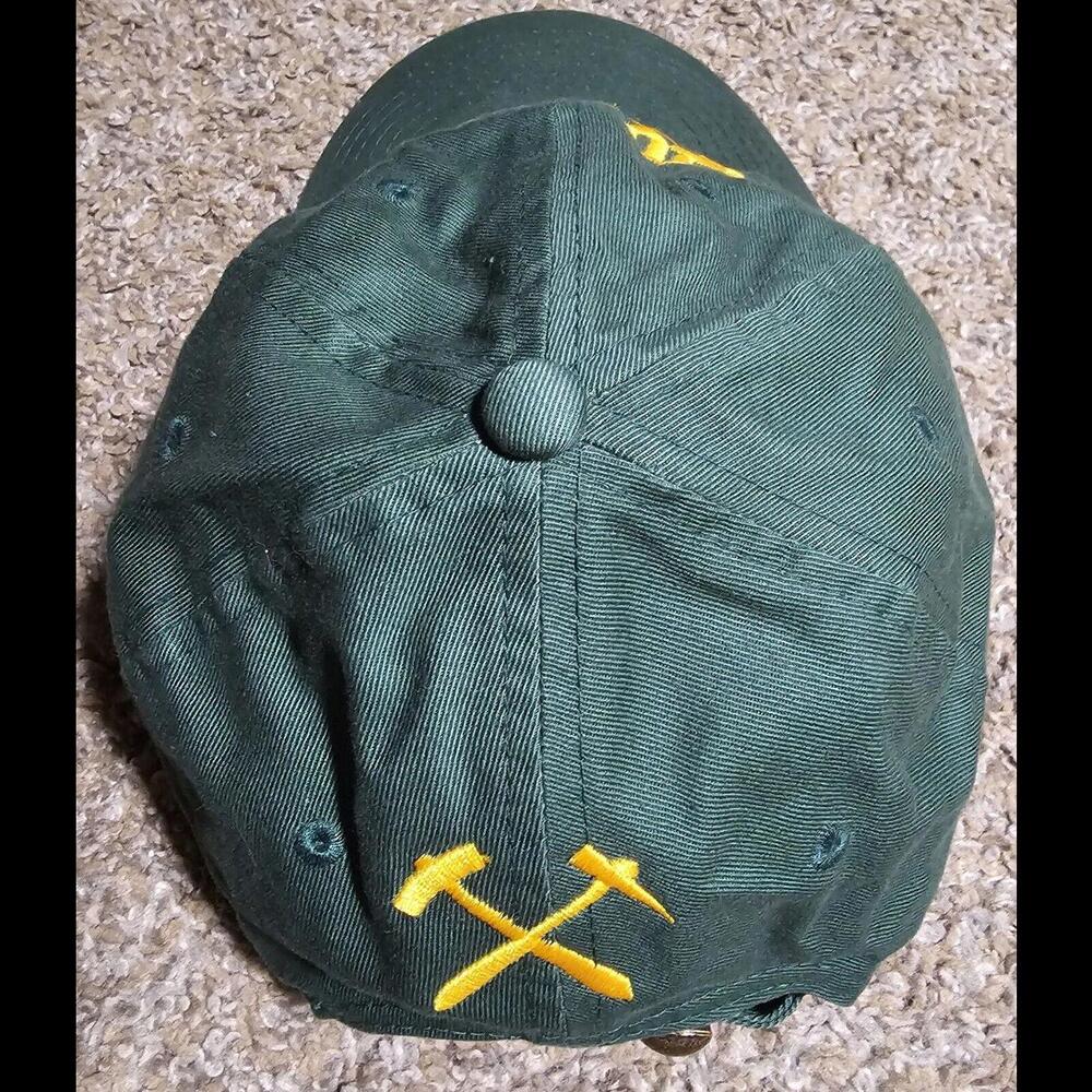 Queen's Mining Green Strapback Hat - image 5